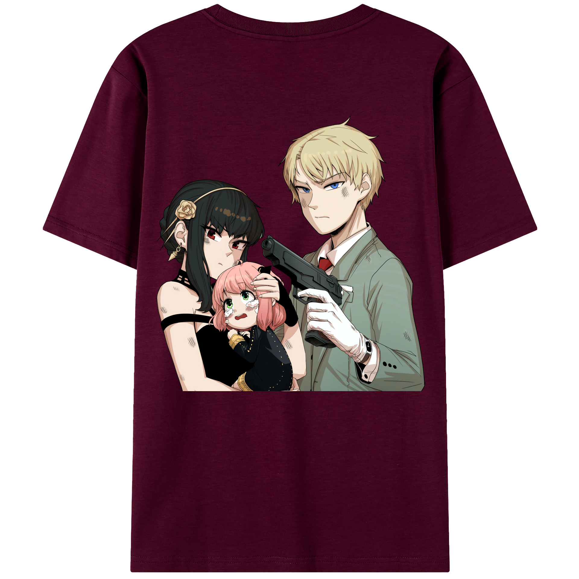（画像用） SPY×FAMILY间谍家家酒 レディース半袖Tシャツ(バックプリント)